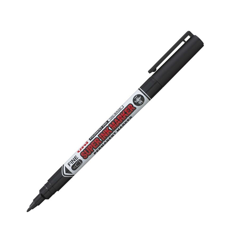 Uni Pna-125 Süper İnk Permanent Markör 0.9mm Siyah - 1