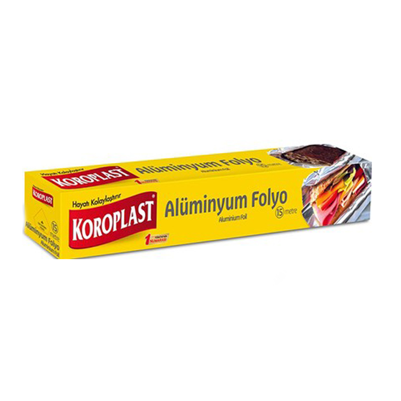 KOROPLAST ALÜMİNYUM FOLYO 30cmx15m