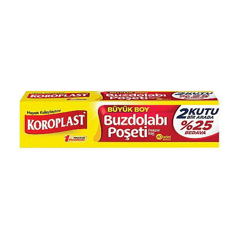 KOROPLAST BÜYÜK BOY BUZDOLABI POŞETİ 30x45 - 1