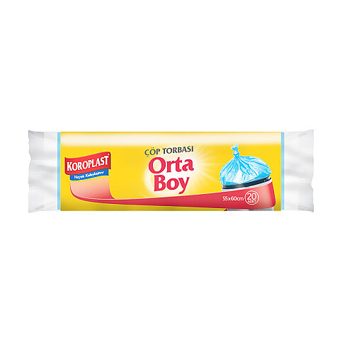 KOROPLAST EKO ENDÜSTRİYEL ORTA BOY ÇÖP TORBASI 55x60cm - 1
