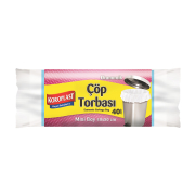 Koroplast Eko Mini Boy Çöp Torbası 40X50Cm Beyaz - KOROPLAST