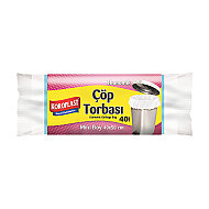 KOROPLAST EKO MİNİ BOY ÇÖP TORBASI 40x50cm BEYAZ - KOROPLAST