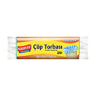 KOROPLAST EKO ORTA BOY ÇÖP TORBASI 55x60cm MAVİ - KOROPLAST