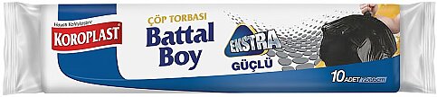 KOROPLAST PREMİUM BATTAL ÇÖP TORBASI 72x95cm SİYAH - 1