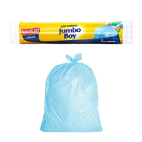 KOROPLAST EXTRA GÜÇLÜ JUMBO ÇÖP TORBASI 80x110cm MAVİ - 1