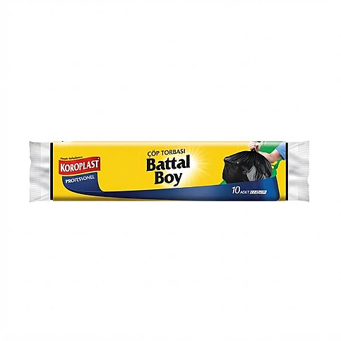 KOROPLAST PROFESYONEL BATTAL ÇÖP TORBASI 72x95cm SİYAH - 1
