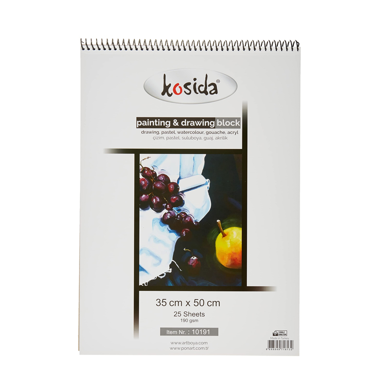 KOSİDA RESİM BLOĞU 35x50 25 YAPRAK 190gr (10191)