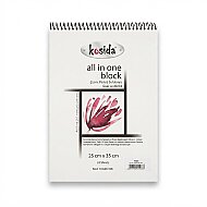 KOSİDA RESİM BLOĞU ALL İN ONE 25x35 24 YAPRAK 190-160-150-130gr (1032K) - KOSİDA