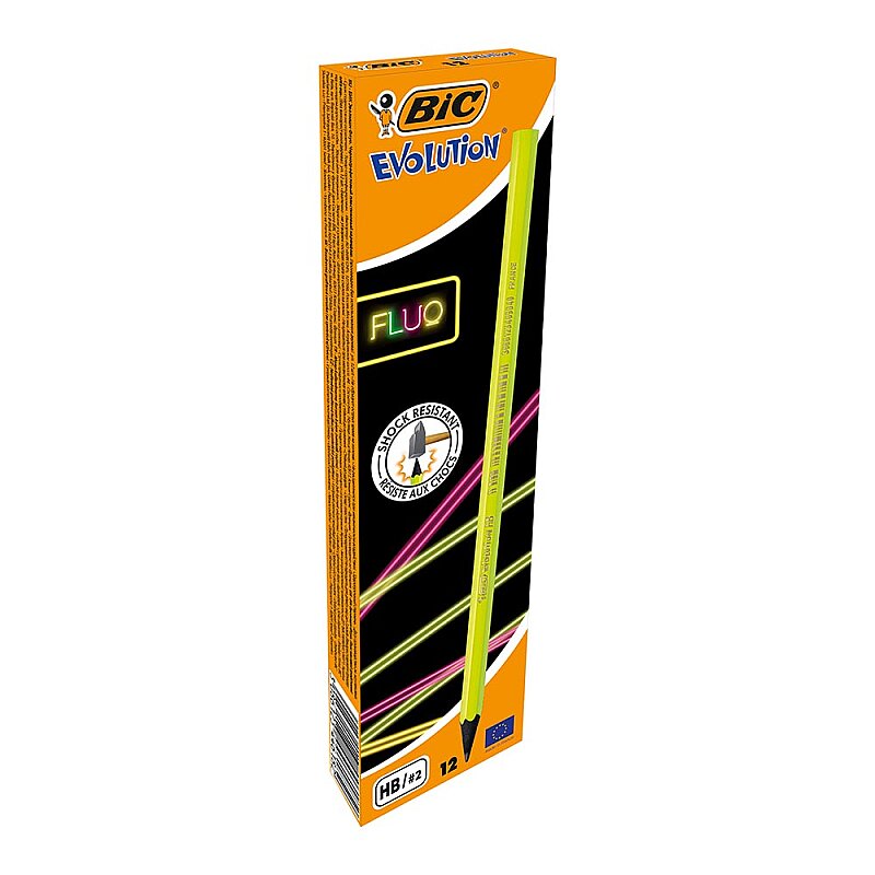 BİC EVOLUTİON FLUO KURŞUN KALEM (940757)