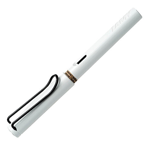 LAMY 19BS-M SAFARİ DOLMA KALEM M UÇ BEYAZ (SİYAH KLİPS) - 2