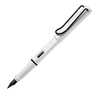 LAMY 19BS-M SAFARİ DOLMA KALEM M UÇ BEYAZ (SİYAH KLİPS) - LAMY