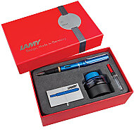 LAMY 28DS-M AL-STAR DOLMA KALEM SETİ M UÇ PARLEMENT MAVİ - 2