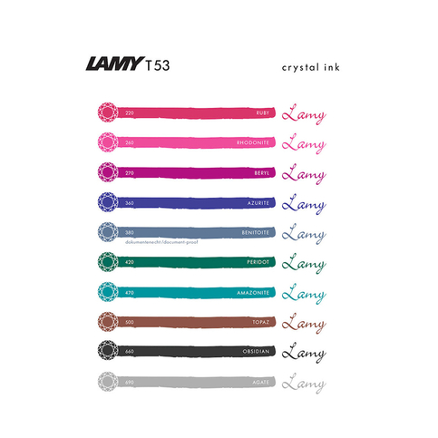 Lamy T53-470 Dolma Kalem Mürekkebi Amazonite 30ml - 4