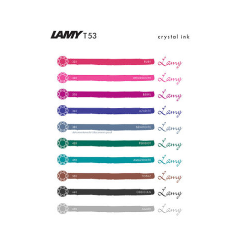 Lamy T53-360 Dolma Kalem Mürekkebi Azurite 30ml - 4