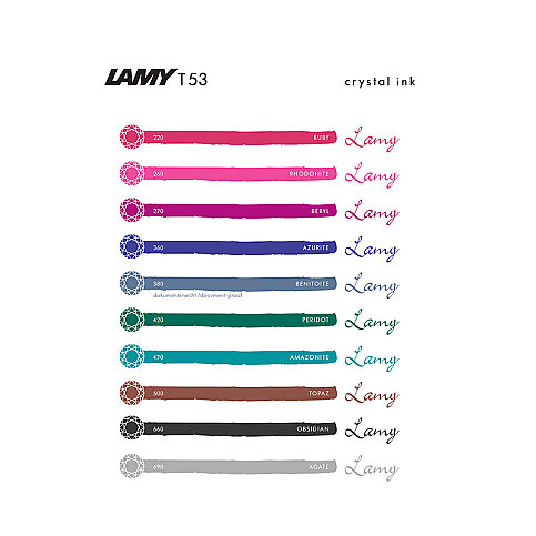 Lamy T53-380 Dolma Kalem Mürekkebi Benitoite 30ml - 3