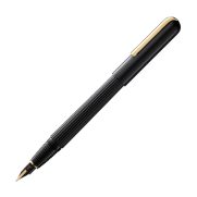 Lamy 60 İmporium Altın Klipsli Dolma Kalem M Uç Siyah - 1