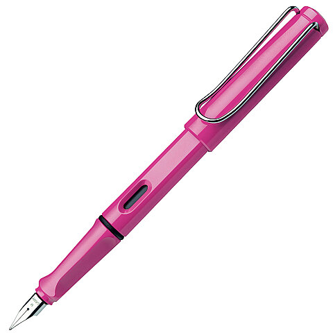 LAMY 13 SAFARİ DOLMA KALEM M UÇ PARLAK PEMBE - 1
