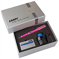 LAMY 13PDS-M SAFARİ DOLMA KALEM SETİ M UÇ PEMBE - LAMY