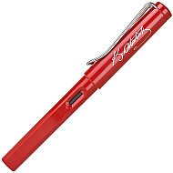 LAMY 16 SAFARİ DOLMA KALEM M UÇ ATATÜRK İMZALI KIRMIZI - LAMY