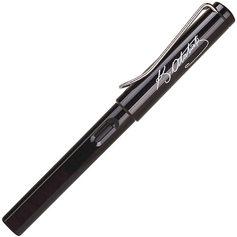 LAMY 19 SAFARİ DOLMA KALEM ATATÜRK İMZALI SİYAH - 1