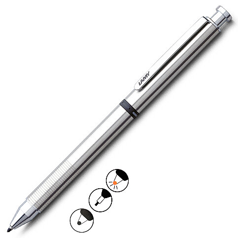 LAMY 745 ST MULTİ FONKSİYON KALEM MAT ÇELİK - 1