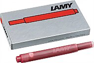LAMY T10 DOLMA KALEM KARTUŞU KIRMIZI 5Lİ - LAMY