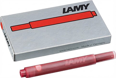 LAMY T10 DOLMA KALEM KARTUŞU KIRMIZI 5Lİ - 1