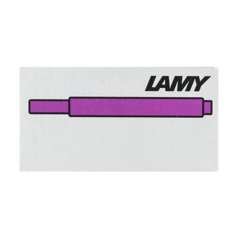 Lamy T10 Dolma Kalem Kartuşu Koyu Mor 5li - 3