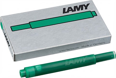 LAMY T10 DOLMA KALEM KARTUŞU YEŞİL 5Lİ - 1