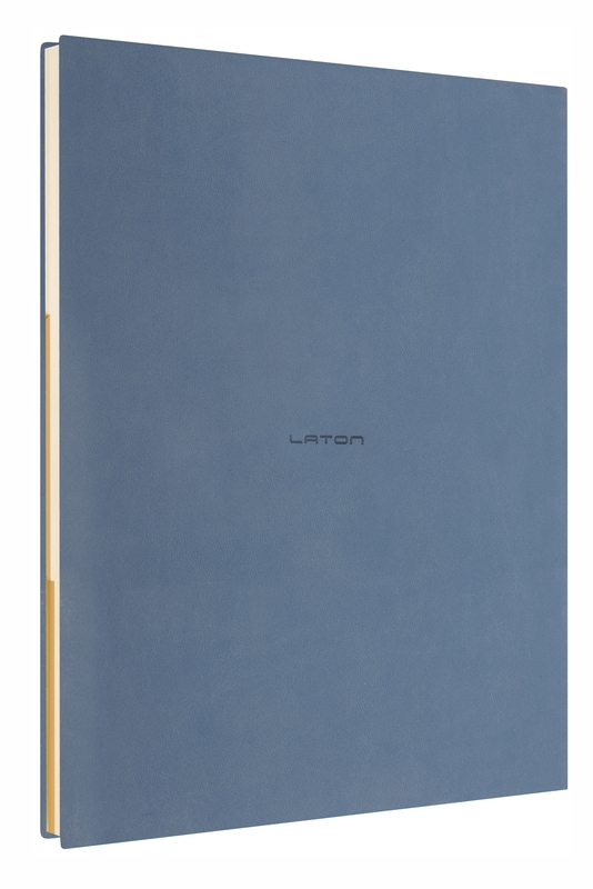 LATON JAETTU B5 SEPRA NOT DEFTERİ TERMO DERİ YUMUŞAK KAPAK DEFTER 18x23cm 192 YAPRAK MAVİ