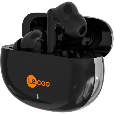 Lecoo Ew306Syh Kablosuz Tws Bluetooth Kulak İçi Mikrofonlu Kulaklık Siyah - 1