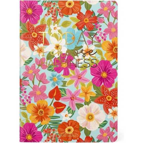 Legami A5Not0059 Okul Defteri A5 Çizgili Flowers - 1