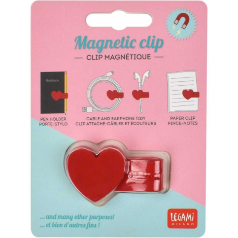 Legami Caty0001 Magnetic Klips Kalp - 1