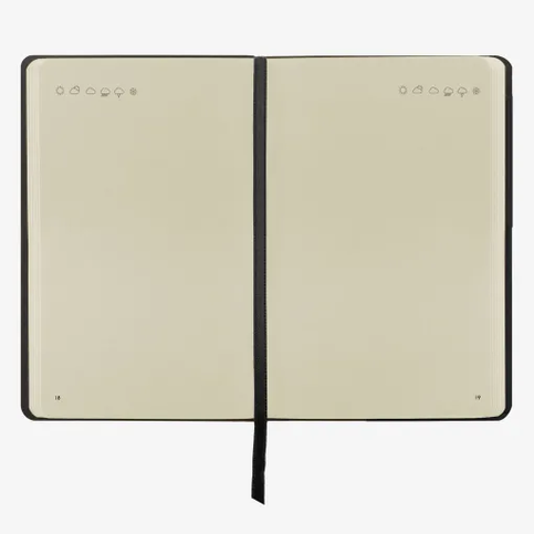 Legami Mynot0051 My Notebook Defter Medium Düz Siyah - 3