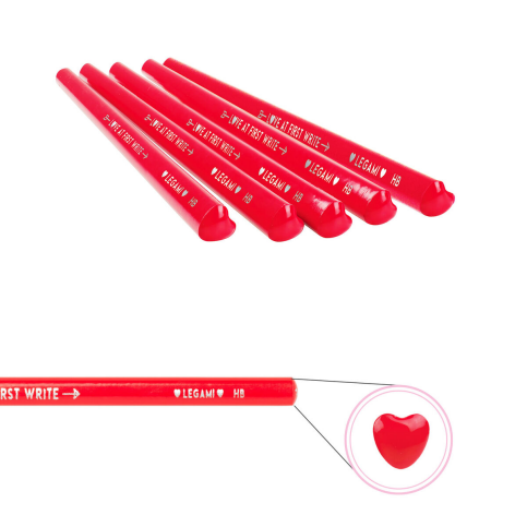 LEGAMİ ŞEKİLLİ KURŞUN KALEM KALP