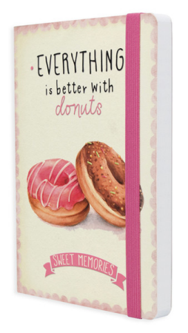 Legami Notp0011 Sert Kapak Defter Small Çizgili Donuts - 1