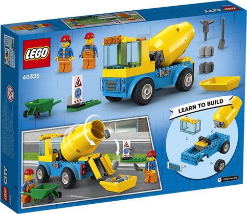 Lego City Cement Mixer Truck (Lsc60325) - 1