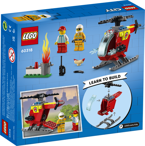 Lego City Fire Helicopter (Lsct60318) - 1