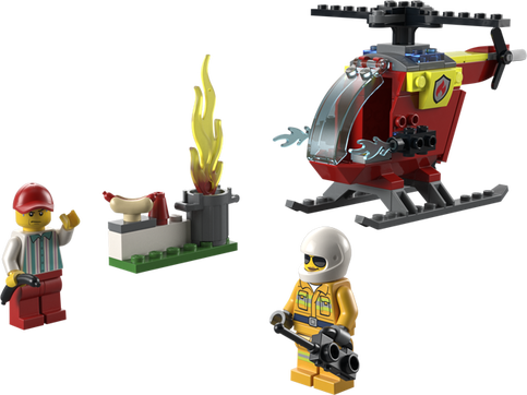 Lego City Fire Helicopter (Lsct60318) - 2