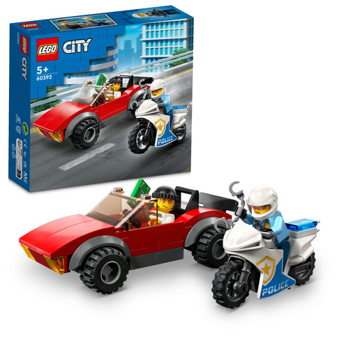 Lego City Police Bike Car Chase (Lsc60392) - 2