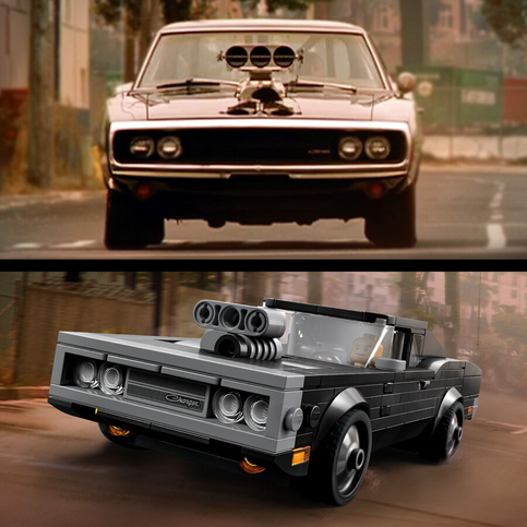 Lego Speed Dodge Charger Ff1970 (Lsr76912) - 4