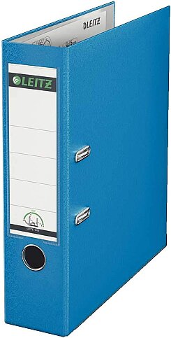 LEİTZ 1010 GENİŞ BÜRO KLASÖRÜ AÇIK MAVİ - 1
