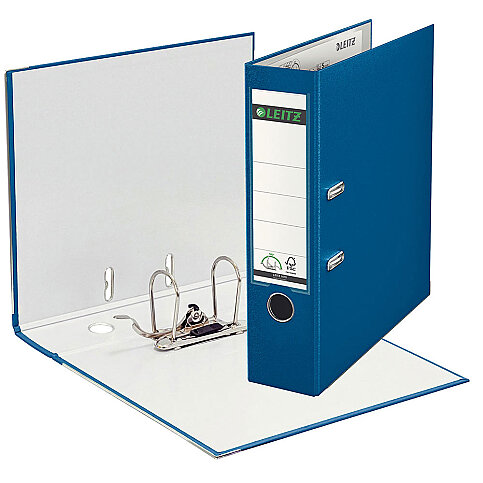 LEİTZ 1010 GENİŞ BÜRO KLASÖRÜ MAVİ - 1