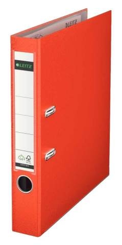 Leitz 1015 Dar Büro Klasörü Açık Kırmızı - 1