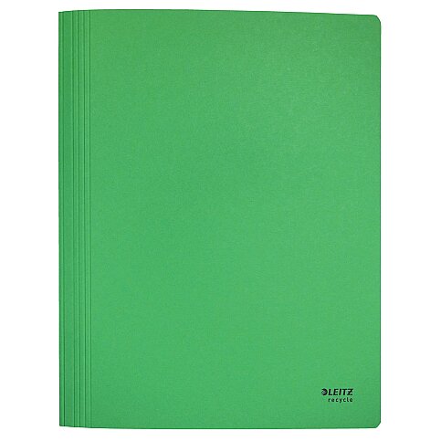 LEİTZ 3904 RECYCLE TAM KAPAK KARTON DOSYA YEŞİL - 1