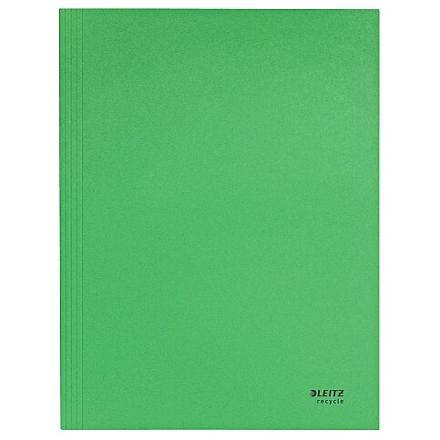 LEİTZ 3906 RECYCLE KİLİTLİ İNCE KARTON DOSYA YEŞİL - 1