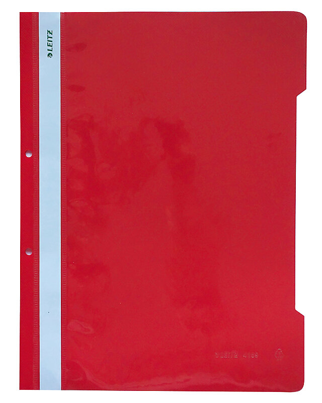 LEİTZ 4189 TELLİ DOSYA AÇIK KIRMIZI 50Lİ POŞET