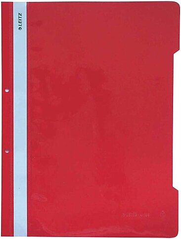 LEİTZ 4189 TELLİ DOSYA AÇIK KIRMIZI 50Lİ POŞET - 1
