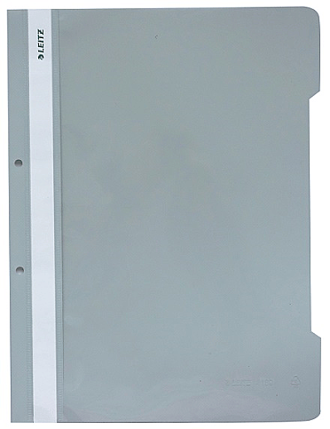 LEİTZ 4189 TELLİ DOSYA GRİ 10LU POŞET - 1