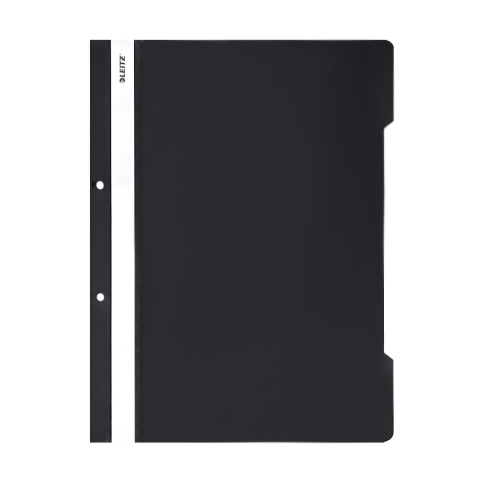 Leitz 4189 Telli Dosya Siyah 50Li Poşet - 1